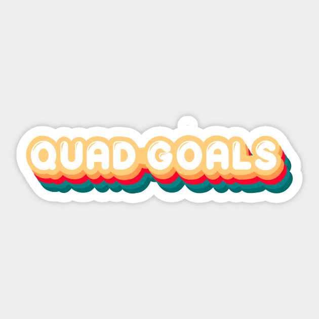 Quad Squad Ombré Sticker by tonirainbows